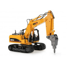 Радиоуправляемый экскаватор c отбойным молотом HUI NA TOYS 2.4G 16CH 1/14 RTR