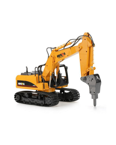 Радиоуправляемый экскаватор c отбойным молотом HUI NA TOYS 2.4G 16CH 1/14 RTR