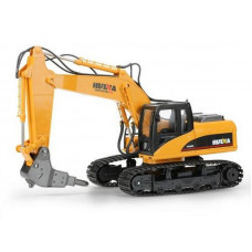 Радиоуправляемый экскаватор c отбойным молотом HUI NA TOYS 2.4G 16CH 1/14 RTR