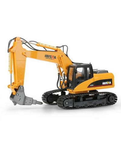 Радиоуправляемый экскаватор c отбойным молотом HUI NA TOYS 2.4G 16CH 1/14 RTR