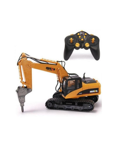 Радиоуправляемый экскаватор c отбойным молотом HUI NA TOYS 2.4G 16CH 1/14 RTR