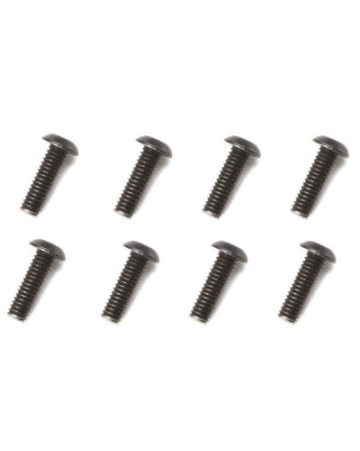 Винт с головкой под шестигранник, полукруглый М2.5х6мм, 8 шт.