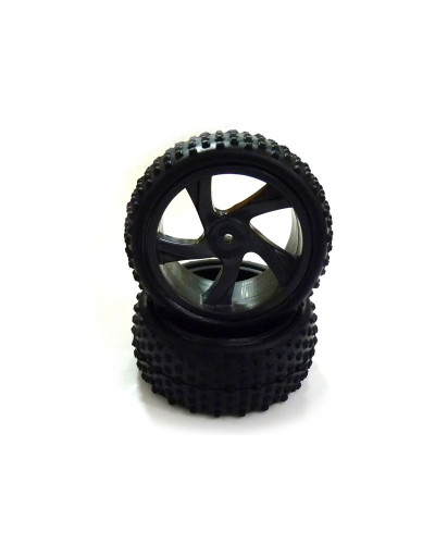 Колеса в сборе для багги и шорт-корса Himoto, 2шт.