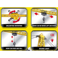 Радиоуправляемый башенный кран HUI NA TOYS 2.4G 12CH 1/14 RTR