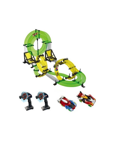 ИК трек гоночный  AUTOFLIER AF665, 48 деталей, 8.6 м, 2 машинки, 2 пульта