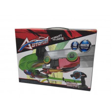 ИК трек гоночный  AUTOFLIER AF665, 48 деталей, 8.6 м, 2 машинки, 2 пульта