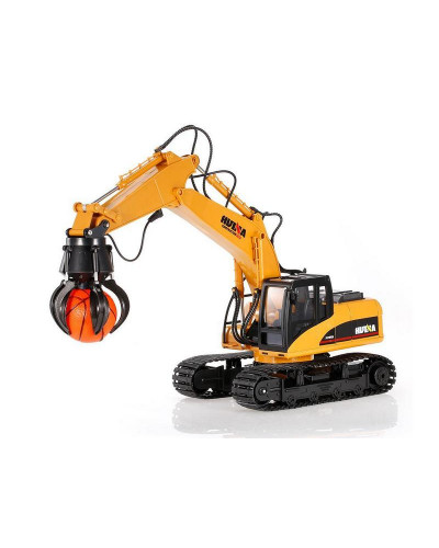 Радиоуправляемый экскаватор c шаровым захватом HUI NA TOYS 2.4G 16CH 1/14 RTR