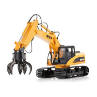 Радиоуправляемый экскаватор c шаровым захватом HUI NA TOYS 2.4G 16CH 1/14 RTR