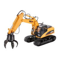 Радиоуправляемый экскаватор c шаровым захватом HUI NA TOYS 2.4G 16CH 1/14 RTR