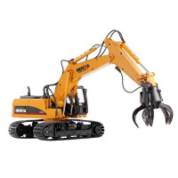 Радиоуправляемый экскаватор c шаровым захватом HUI NA TOYS 2.4G 16CH 1/14 RTR