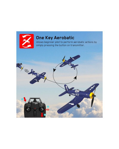 Радиоуправляемый самолет Volantex RC F4U 400мм 2.4G 4ch LiPo RTF with Gyro