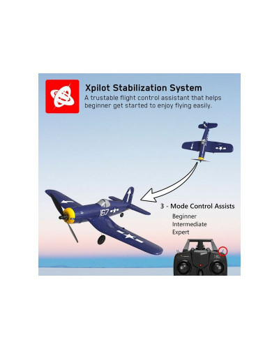 Радиоуправляемый самолет Volantex RC F4U 400мм 2.4G 4ch LiPo RTF with Gyro