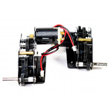 Редуктора Taigen сталь 4в1, 18kRPM, для танков Tiger 1 (plastic), Panther A с подш. и моторами(380)