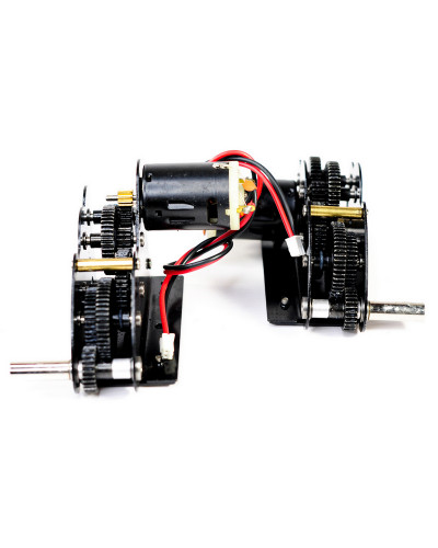 Редуктора Taigen сталь 4в1, 18kRPM, для танков Tiger 1 (plastic), Panther A с подш. и моторами(380)