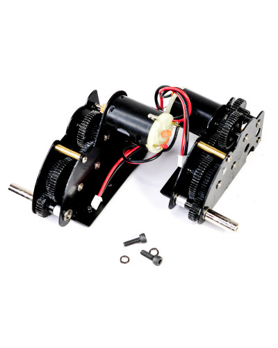 Редуктора Taigen сталь 4в1, 18kRPM, для танков Tiger 1 (plastic), Panther A с подш. и моторами(380)