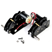 Редуктора Taigen сталь 4в1, 18kRPM, для танков Tiger 1 (plastic), Panther A с подш. и моторами(380)