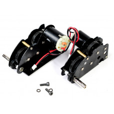 Редуктора Taigen сталь 4в1, 18kRPM, для танков Tiger 1 (plastic), Panther A с подш. и моторами(380)