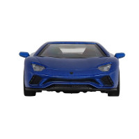 Машина "АВТОПАНОРАМА" Lamborghini Aventador S Coupe, синий, 1/32, свет, звук, в/к 17,5*12,5*6,5 см