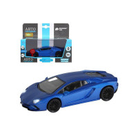 Машина "АВТОПАНОРАМА" Lamborghini Aventador S Coupe, синий, 1/32, свет, звук, в/к 17,5*12,5*6,5 см