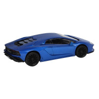 Машина "АВТОПАНОРАМА" Lamborghini Aventador S Coupe, синий, 1/32, свет, звук, в/к 17,5*12,5*6,5 см