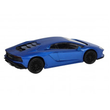 Машина "АВТОПАНОРАМА" Lamborghini Aventador S Coupe, синий, 1/32, свет, звук, в/к 17,5*12,5*6,5 см