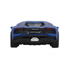 Машина "АВТОПАНОРАМА" Lamborghini Aventador S Coupe, синий, 1/32, свет, звук, в/к 17,5*12,5*6,5 см
