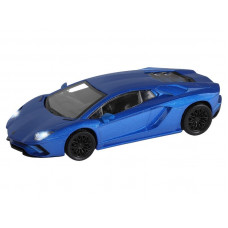 Машина "АВТОПАНОРАМА" Lamborghini Aventador S Coupe, синий, 1/32, свет, звук, в/к 17,5*12,5*6,5 см