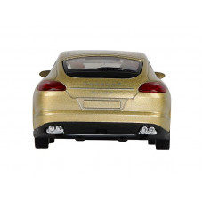 Машина "АВТОПАНОРАМА" Porsche Panamera S, золотой, 1/32, свет, звук, инерция, в/к 17,5*13,5*9 см