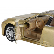 Машина "АВТОПАНОРАМА" Porsche Panamera S, золотой, 1/32, свет, звук, инерция, в/к 17,5*13,5*9 см