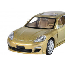 Машина "АВТОПАНОРАМА" Porsche Panamera S, золотой, 1/32, свет, звук, инерция, в/к 17,5*13,5*9 см