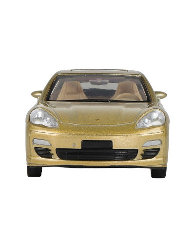 Машина "АВТОПАНОРАМА" Porsche Panamera S, золотой, 1/32, свет, звук, инерция, в/к 17,5*13,5*9 см