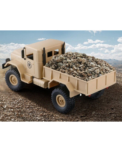 Р/У машина WPL военный грузовик (песочный) 1/16+акб 2.4G RTR