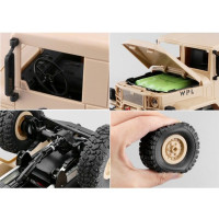 Р/У машина WPL военный грузовик (песочный) 1/16+акб 2.4G RTR