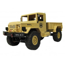 Р/У машина WPL военный грузовик (песочный) 1/16+акб 2.4G RTR