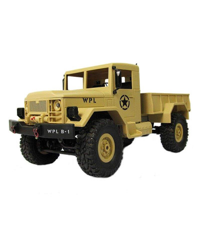 Р/У машина WPL военный грузовик (песочный) 1/16+акб 2.4G RTR