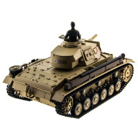 Радиоуправляемый танк Heng Long  Panzer III type H Upgrade V6.0  2.4G 1/16 RTR