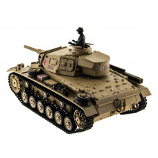 Радиоуправляемый танк Heng Long  Panzer III type H Upgrade V6.0  2.4G 1/16 RTR