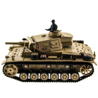 Радиоуправляемый танк Heng Long  Panzer III type H Upgrade V6.0  2.4G 1/16 RTR