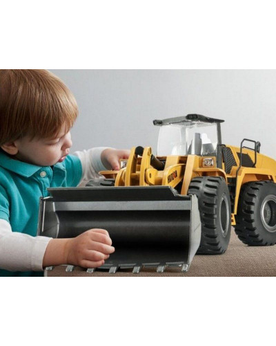 Радиоуправляемый фронтальный погрузчик HUI NA TOYS 2.4G 10CH 1/14 RTR