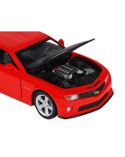 Машина "АВТОПАНОРАМА" Chevrolet Camaro SS, красный, 1/32, свет, звук, инерция, в/к 17,5*13,5*9 см
