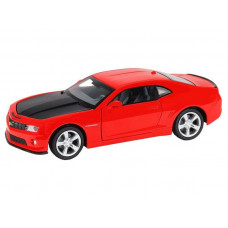 Машина "АВТОПАНОРАМА" Chevrolet Camaro SS, красный, 1/32, свет, звук, инерция, в/к 17,5*13,5*9 см