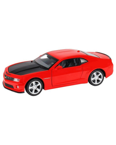 Машина "АВТОПАНОРАМА" Chevrolet Camaro SS, красный, 1/32, свет, звук, инерция, в/к 17,5*13,5*9 см