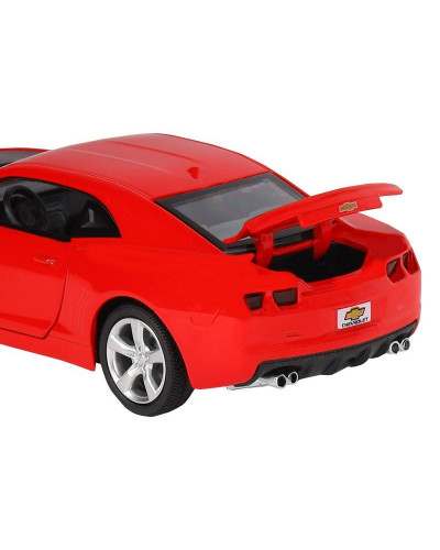 Машина "АВТОПАНОРАМА" Chevrolet Camaro SS, красный, 1/32, свет, звук, инерция, в/к 17,5*13,5*9 см