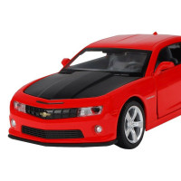 Машина "АВТОПАНОРАМА" Chevrolet Camaro SS, красный, 1/32, свет, звук, инерция, в/к 17,5*13,5*9 см