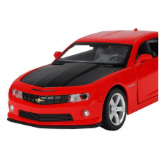 Машина "АВТОПАНОРАМА" Chevrolet Camaro SS, красный, 1/32, свет, звук, инерция, в/к 17,5*13,5*9 см