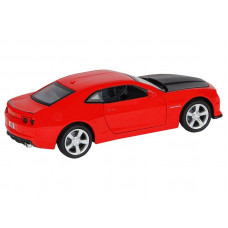Машина "АВТОПАНОРАМА" Chevrolet Camaro SS, красный, 1/32, свет, звук, инерция, в/к 17,5*13,5*9 см