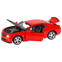 Машина "АВТОПАНОРАМА" Chevrolet Camaro SS, красный, 1/32, свет, звук, инерция, в/к 17,5*13,5*9 см