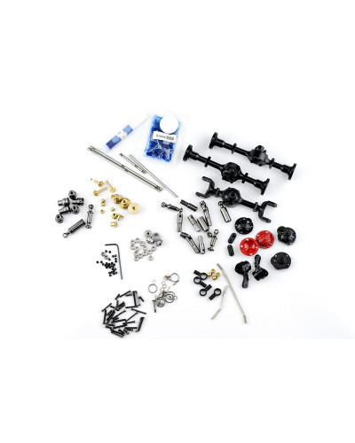 Комплект металлического тюнинга для автомоделей WPL 6x6 для моделей B-16, B-36