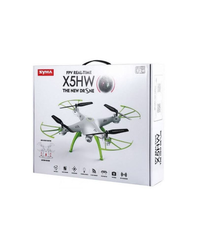 Р/У квадрокоптер Syma X5HW (голубой) с FPV трансляцией Wi-Fi, барометр 2.4G RTF