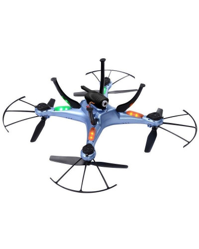 Р/У квадрокоптер Syma X5HW (голубой) с FPV трансляцией Wi-Fi, барометр 2.4G RTF